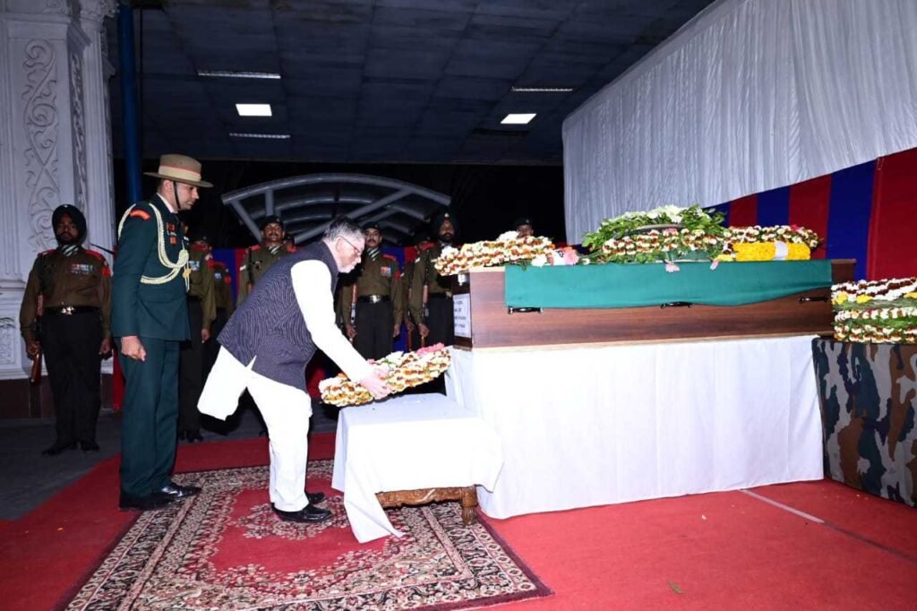 रांची पहुंचा शहीद कैप्टन करमजीत सिंह बख्शी का पार्थिव शरीर, नम आंखों से दी जाएगी श्रद्धांजलि