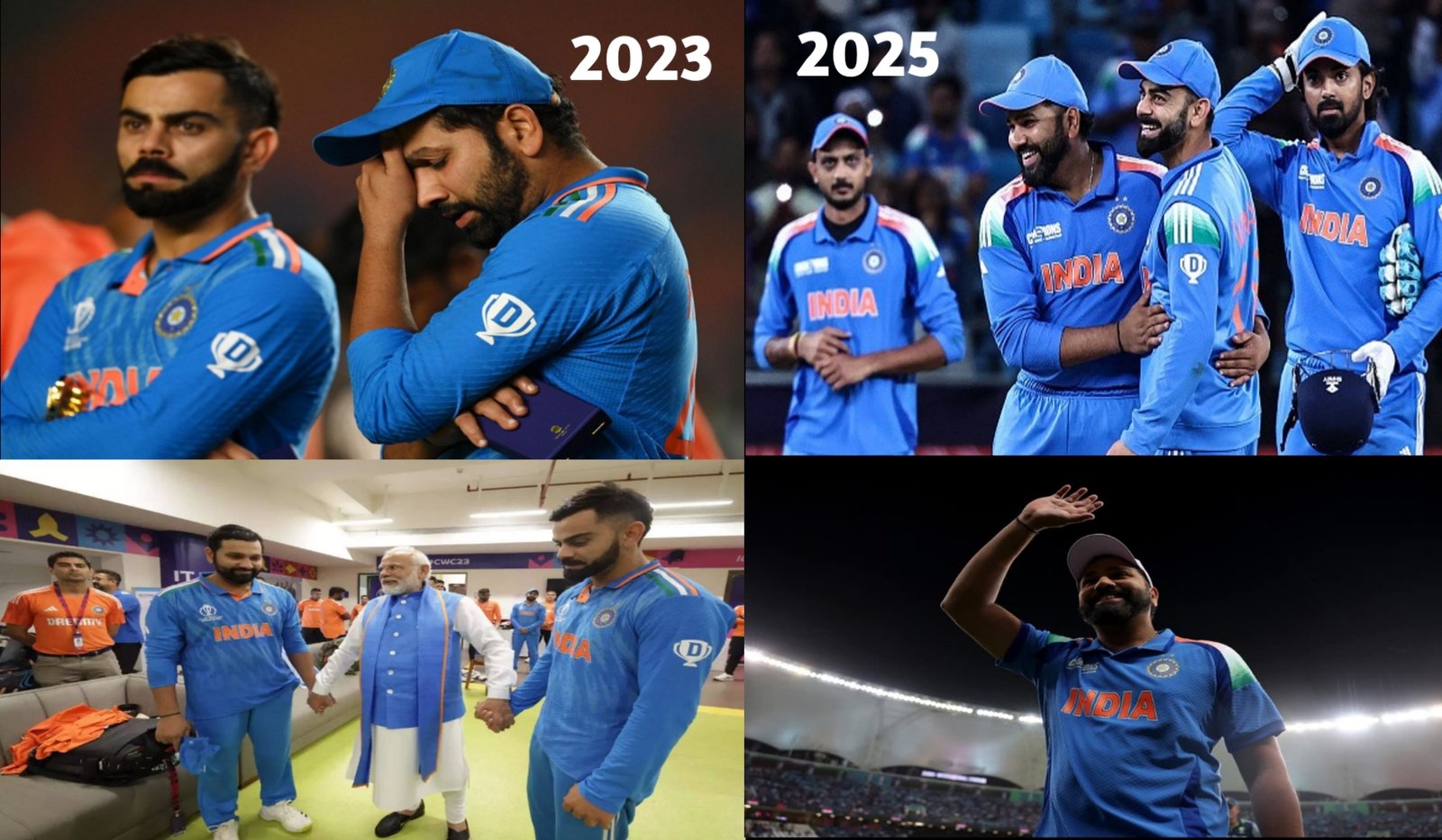 मिटे वर्ल्ड कप 2023 के पुराने जख्म: क्योंकि वक्त बदलता है, जज्बात बदलते हैं, और तस्वीरें भी बदलती हैं!