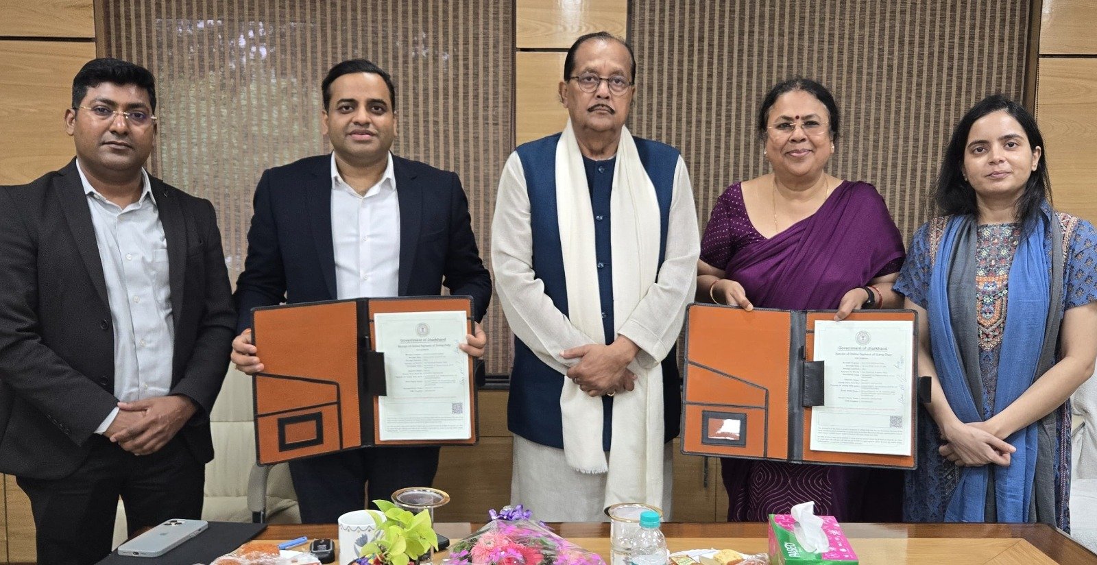 स्वनिति इनिशिएटिव्स और झारखंड सरकार के बीच MOU पर हस्ताक्षर